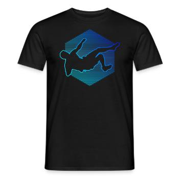 Grimpeur Escalade Hommes Escalade Femmes Escalade Bloc - T-shirt homme - noir - Devant - AI Model Male 178 light (178cm)