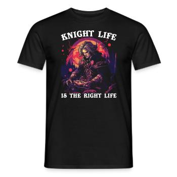 GN GN GN Jeu vidéo de rôle en direct - T-shirt homme - noir - Devant - AI Model Male 178 light (178cm)