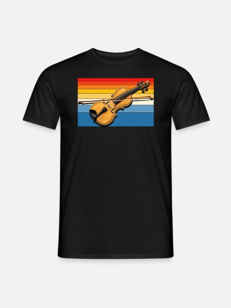 Fiddle Player Violinist Instrument Musician - Men's T-Shirt - black