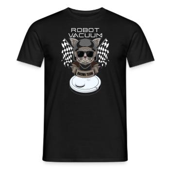 Saugroboter Racing Team Saugerroboter - Männer T-Shirt - Schwarz - Vorne - AI Model Male 178 light (178cm)