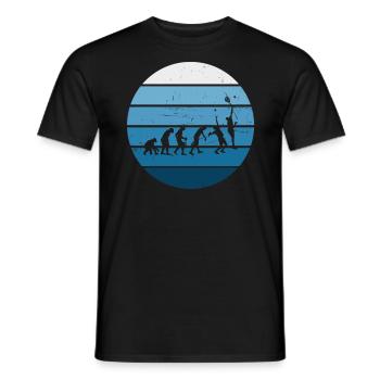 Raquette Sport Paddle Court Femme Homme - T-shirt homme - noir - Devant - AI Model Male 178 light (178cm)