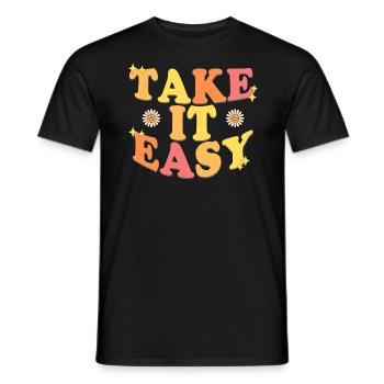 Calme-toi - T-shirt homme - noir - Devant - AI Model Male 178 light (178cm)