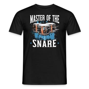 Snare Drum Musical Instrument Musician Drummer - Men's T-Shirt - black - Front - AI Model Male 178 light (178cm)