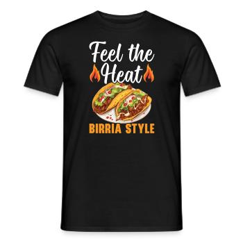 Birria Tacos Mexican Food Mexico Cuisine Foodie - Men's T-Shirt - black - Front - AI Model Male 178 light (178cm)