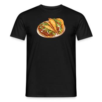 Birria Tacos Cuisine mexicaine Mexique Cuisine Foodie - T-shirt homme - noir - Devant - AI Model Male 178 light (178cm)
