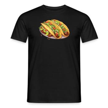 Birria Tacos Mexican Food Mexico Cuisine Foodie - Men's T-Shirt - black - Front - AI Model Male 178 light (178cm)