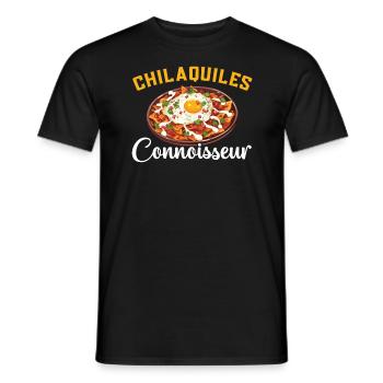 Chilaquiles Mexican Food Mexico Cuisine Foodie - Men's T-Shirt - black - Front - AI Model Male 178 light (178cm)
