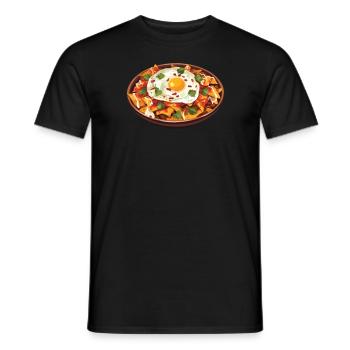 Chilaquiles Mexican Food Mexico Cuisine Foodie - Men's T-Shirt - black - Front - AI Model Male 178 light (178cm)