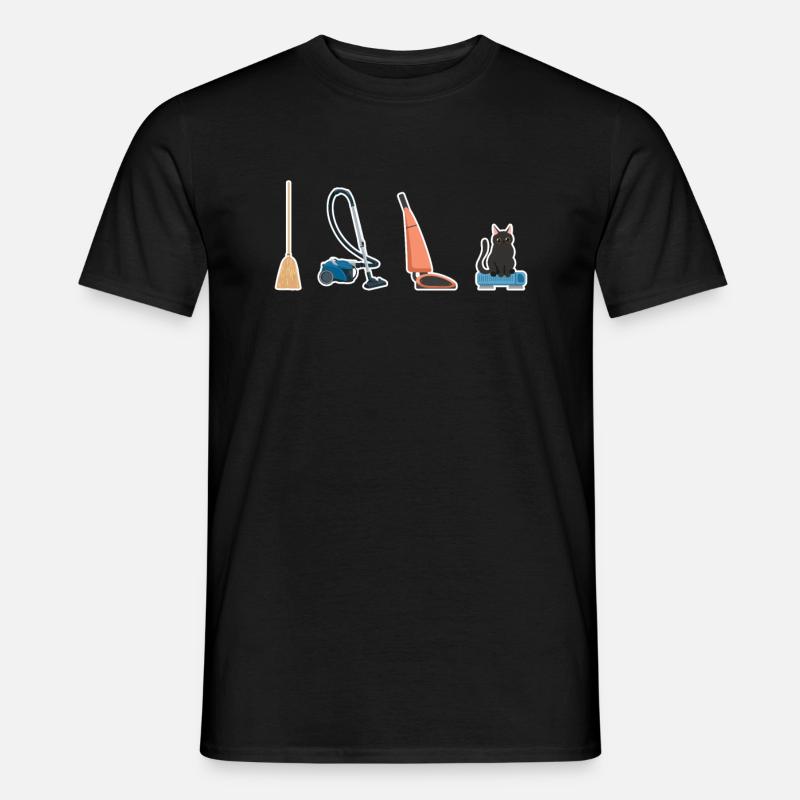 Evolution Saugroboter Saugerroboter - Männer T-Shirt - Schwarz