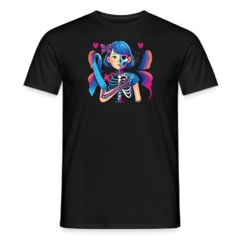 Juvenile Arthritis Awareness Autoimmune Disease - Men's T-Shirt - black - Front - AI Model Male 178 light (178cm)