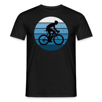 Herren Roadbike Rennradfahrer Rennradfahren - Männer T-Shirt - Schwarz - Vorne - AI Model Male 178 light (178cm)
