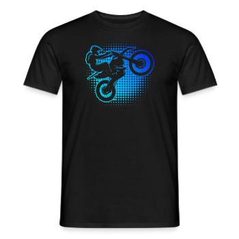 Motocross Supermoto Dirt Bike Dirt Biker - Männer T-Shirt - Schwarz - Vorne - AI Model Male 178 light (178cm)