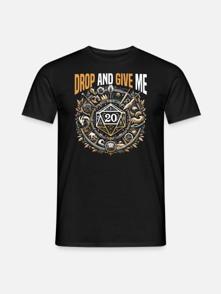 Jeu de rôle RPG Maître du jeu vidéo Gamer - T-shirt homme - noir