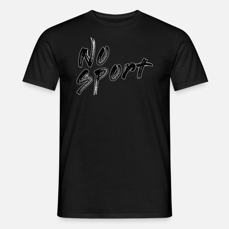 No sport - Männer T-Shirt - Schwarz