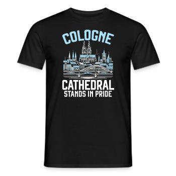 Cologne Allemagne Voyage Vacances J’aime Cologne - T-shirt homme - noir - Devant - AI Model Male 178 light (178cm)