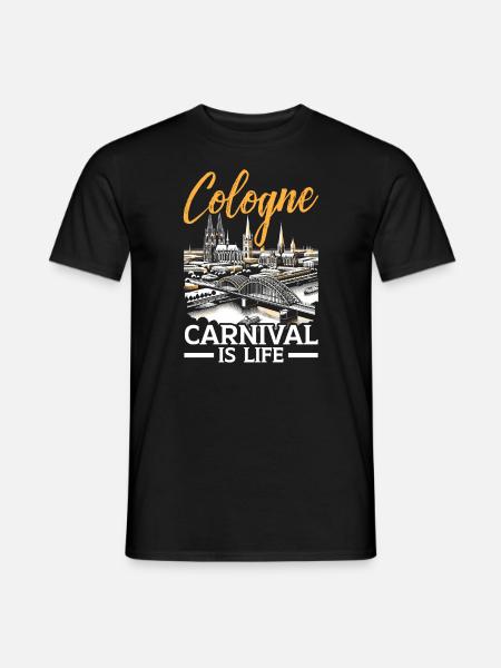Köln Deutschland Reisen Urlaub Ich liebe Köln - Männer T-Shirt - Schwarz