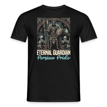 Persischer Unsterblicher Achämenidenreich Persischer Krieger - Männer T-Shirt - Schwarz - Vorne - AI Model Male 178 light (178cm)