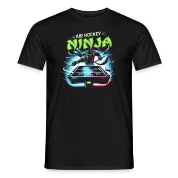 Air Hockey Table Hockey Joueur Jeu De Table - T-shirt homme - noir - Devant - AI Model Male 178 light (178cm)