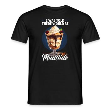 Mudslide Lover Cocktail Drink Food Lover Alcoholic - Men's T-Shirt - black - Front - AI Model Male 178 light (178cm)