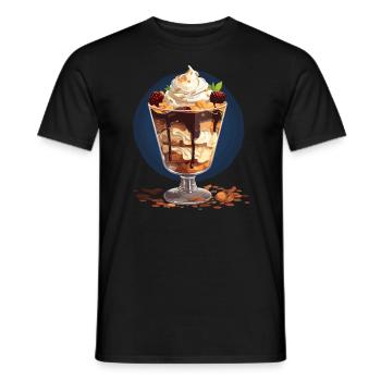 Mudslide Lover Cocktail Drink Food Lover Alcoholic - Men's T-Shirt - black - Front - AI Model Male 178 light (178cm)