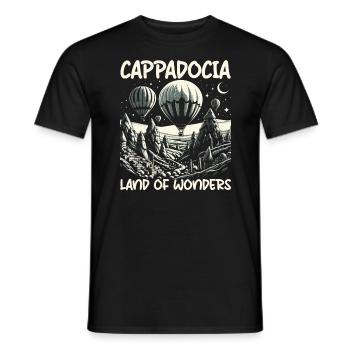 Cappadoce Turquie Voyage Vacances J’aime Istanbul - T-shirt homme - noir - Devant - AI Model Male 178 light (178cm)