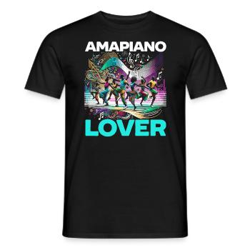 Amapiano Südafrikanischer Musikliebhaber Afrobeat - Männer T-Shirt - Schwarz - Vorne - AI Model Male 178 light (178cm)