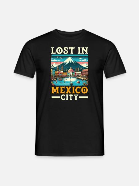 Mexiko-Stadt Mexiko Urlaub Mexiko Reisen Mexiko - Männer T-Shirt - Schwarz