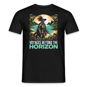 Spanish Conquistador Colonizer Explorer Spain - Men's T-Shirt - black - Front - AI Model Male 178 light (178cm)