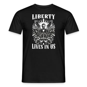 Proclamation d’émancipation African Juneteenth - T-shirt homme - noir - Devant - AI Model Male 178 light (178cm)
