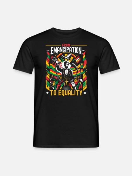 Emancipation Proclamation African Juneteenth - Men's T-Shirt - black