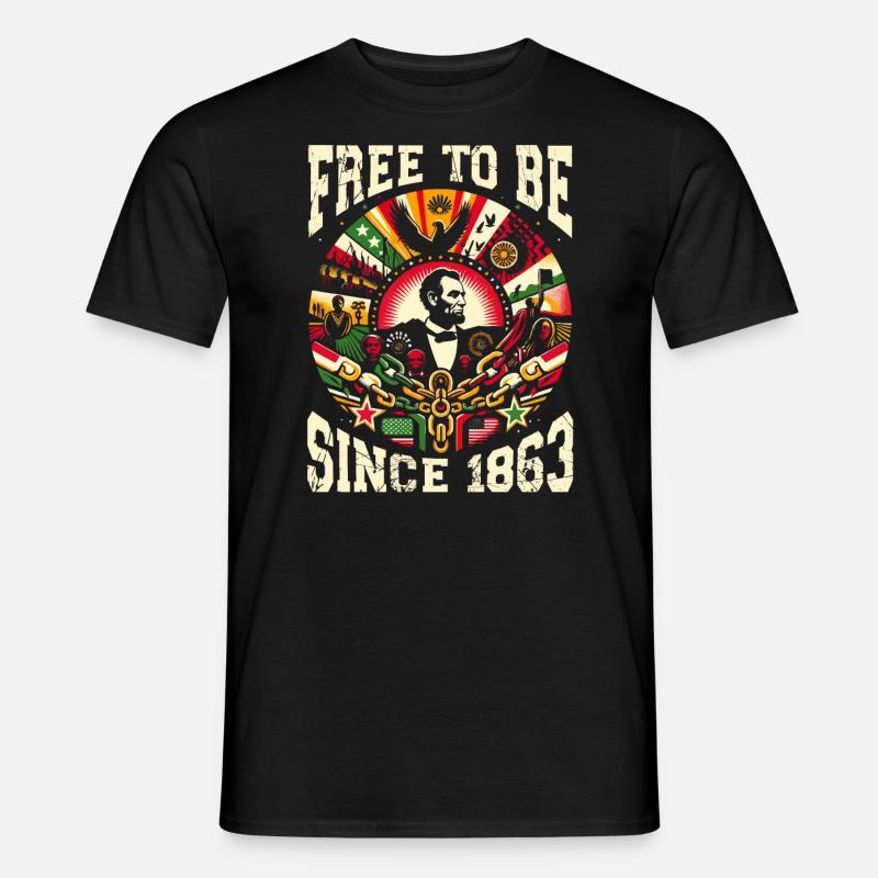 Emancipation Proclamation African Juneteenth - Men’s T-shirt - black