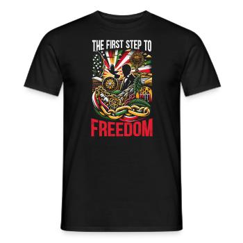 Proclamation d’émancipation African Juneteenth - T-shirt homme - noir - Devant - AI Model Male 178 light (178cm)