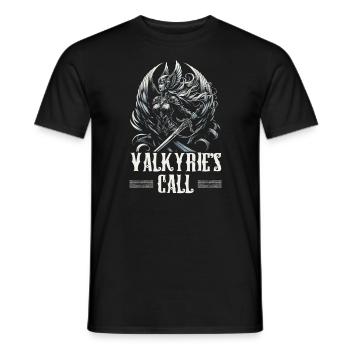 Valkyrie Warrior Odin Valkyrja Mythologie nordique - T-shirt homme - noir - Devant - AI Model Male 178 light (178cm)