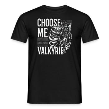 Valkyrie Warrior Odin Valkyrja Mythologie nordique - T-shirt homme - noir - Devant - AI Model Male 178 light (178cm)