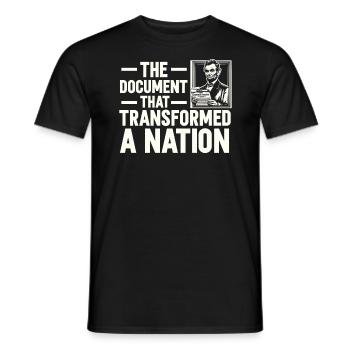 Proclamation d’émancipation Black Pride Juneteenth - T-shirt homme - noir - Devant - AI Model Male 178 light (178cm)