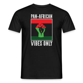 Pan-africanism African American Africa Roots Black - Men's T-Shirt - black - Front - AI Model Male 178 light (178cm)