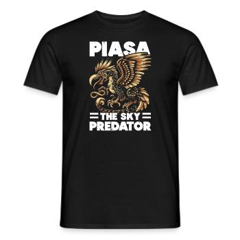 Piasa Vogel Fabelwesen Folklore Urban Legend - Männer T-Shirt - Schwarz - Vorne - AI Model Male 178 light (178cm)