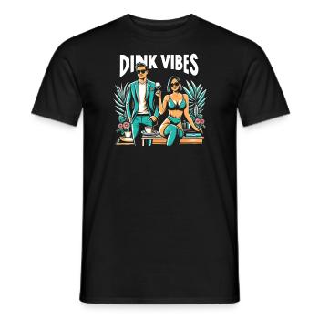 Doppeltes Einkommen Keine Kinder Ehe Ehepaar DINK - Männer T-Shirt - Schwarz - Vorne - AI Model Male 178 light (178cm)