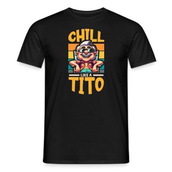 Tito Filipino Onkel Philippinen Bester Onkel aller Zeiten - Männer T-Shirt - Schwarz - Vorne - AI Model Male 178 light (178cm)