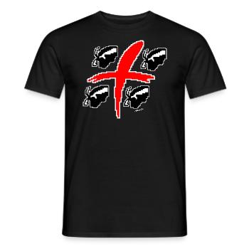 4 Mori BIT - Men's T-Shirt - black - Front - AI Model Male 178 light (178cm)