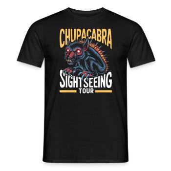 Chupacabra Créature légendaire Bête Cryptozoologie - T-shirt homme - noir - Devant - AI Model Male 178 light (178cm)
