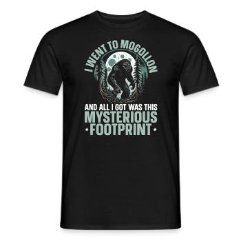 Mogollon Monster Mythical Cryptozoology Cryptid - Men's T-Shirt - black - Front - AI Model Male 178 light (178cm)