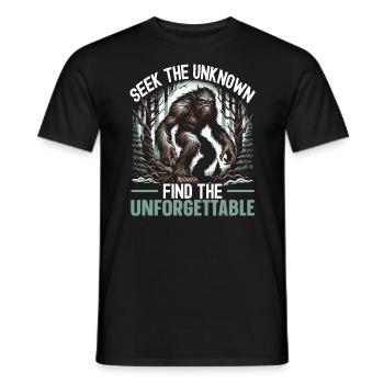 Mogollon-Monster Mythische Kryptozoologie Kryptide - Männer T-Shirt - Schwarz - Vorne - AI Model Male 178 light (178cm)