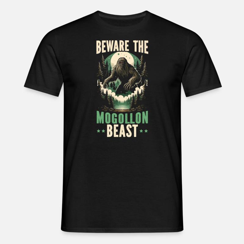 Mogollon Mostro Mitico Criptozoologia Criptide - Maglietta da uomo - nero