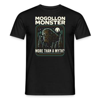 Mogollon Monster Mythical Cryptozoology Cryptid - Men's T-Shirt - black - Front - AI Model Male 178 light (178cm)