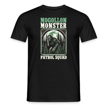 Mogollon Monster Mythical Cryptozoology Cryptid - Men's T-Shirt - black - Front - AI Model Male 178 light (178cm)