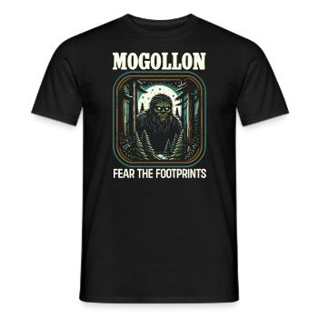 Mogollon Monster Mythical Cryptozoology Cryptid - Men's T-Shirt - black - Front - AI Model Male 178 light (178cm)