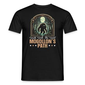 Mogollon Monster Mythical Cryptozoology Cryptid - Men's T-Shirt - black - Front - AI Model Male 178 light (178cm)