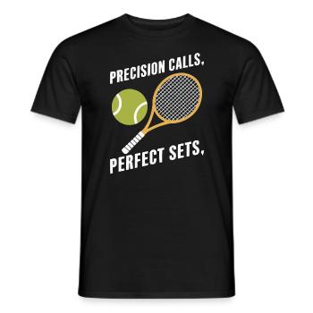 Tennis Umpire Ref Sports Game Official Referee - Men's T-Shirt - black - Front - AI Model Male 178 light (178cm)