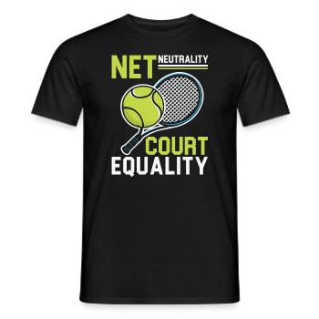 Tennis Umpire Ref Sports Game Official Referee - Men's T-Shirt - black - Front - AI Model Male 178 light (178cm)